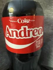 Share a Coke with Andrea 2025 Personalized Gift Coca~Cola Bottle 20oz