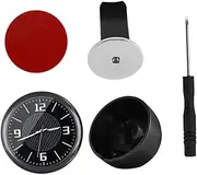 VALICLUD 1Set Car Clock Decoration Compact Durable Clock for Car Interior Easy Installation Practical Design for Vehicle Accessories