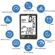 Wire/Wireless LCD Digital Cycle Computer Bicycle Bike Speedometer Odometer Kmh