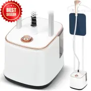 Standing Garment Steamer, 2.7L Tank, Handheld, Portable, Adjustable Pole, 10-Lev