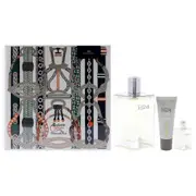H24 by Hermes for Men - 3 Pc Gift Set 3.3oz EDT Spray, 0.17oz EDT Spray, 0.67oz Face Moisturizer