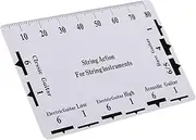 Guitar Ruler | Small Action Ruler for Strings - Luthier Repair Tool, Setup Tools, Electric Guitar Parts for Acoustic Guitar Bass Mandolin Banjo