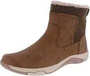 [Free Spirit] Charlie Women's Leather Comfort Ankle Boots with Memory Foam