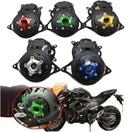Motorcycle Engine Stator Case Crash Slider Cover Compatible With KAWASAKI Z750 Z 750 2008-2016 Z800 2013-2016(Green)