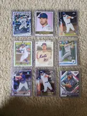 Pete Alonso 9 Card Lot Includes 2 ROOKIE CARDS and A Bowman Chrome