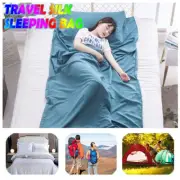 2 pcs Sleeping Bag Liner Travel Sheet For Camping 220*90 Prevent Dirty Silk Soft