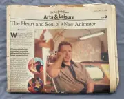 DISNEY ANIMATION 1996 ANDREAS DEJA Newspaper LA TIMES Article The Lion King SKAR
