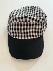 NWT BP. Nordstrom Gingham Baseball Cap Hat In Black & White Women’s O/S