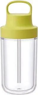 KINTO 20062 Togo Bottle, 12.2 fl oz (360 ml), Yellow, Includes Straw, Lightweight, Water Bottle, Dishwasher Safe, Double Wall Construction