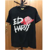 在飛比找蝦皮購物優惠-Ed hardy 男生虎頭抓破短袖