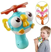 Moreeulsi Flying Disc Toy - Family Fun Backyard Games Launch Playset | Interactive Outdoor Toys Catching with Spinners, Sports Outside Games for Kids Ages Over 3