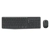 在飛比找Yahoo!奇摩拍賣優惠-羅技MK235羅技無線鍵鼠套裝無線鍵盤鼠標無線鼠標羅技鍵盤套