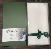 Charles Gallen ‘Irish Rose’ Pure Irish Linen Table Runner 12 X 72” “Irish White