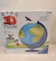Ravensburger 3D Jigsaw Puzzle Children World Globe NEW SEALED IN BOX