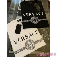 在飛比找Yahoo!奇摩拍賣優惠-VERSACE 凡賽斯黑標女王頭設計短袖T恤上衣