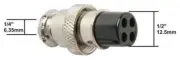 CB UHF Radio Car Truck Communication Dynamic Microphone Cord Plug 4 Pin