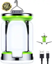 Rechargeable Camping Lantern LED Super Bright 7 Modes Waterproof Outdoor Light