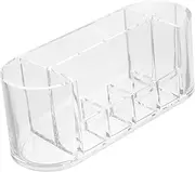 Acrylic Pen Holder Desk Pen Holder Desktop Pencil Holder Lipsticks Holder Marker Organizer Acrylic Makeup Brush Holder Toothbrush Holder Eyeglasses Holder Make up Toothpaste Holder