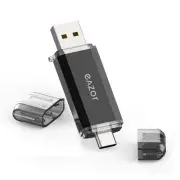 Type C Flash Drive, 2 in 1 OTG USB C+ USB 3.0 Dual Drive Waterproof Memory St...
