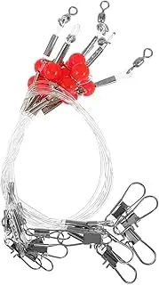 Freshwater Saltwater Fishing Leader Swivels Snap Design Fishing Wires Fishing Tackles Saltwater Fishing Leading Lines (Arm)