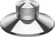[Audiocrast] STB01 Record Weight (390g / 13.7oz), Stainless Steel LP Disc Stabilizer Turntable Clamp HiFi (Silver STB01)