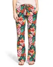 RIP CURL PARADISO BEACH LONG PANT BLACK Juniors size MEDIUM 19-93 NWT