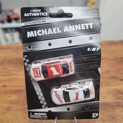 MICHAEL ANNETT #1 BABY RUTH & #1 FLYING PILOT NASCAR AUTHENTICS DIECAST SET