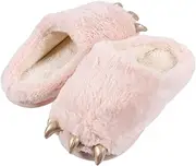 [Minkissy] Cartoon Dinosaur Claw Slippers Soft Warm and Non-slip for Your Little Ones