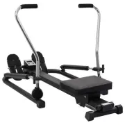 Vidaxl Rowing Machine 5 Level Hydraulic Resistance rubber Rowing Machines