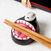 在飛比找樂天市場購物網優惠-真愛日本 造型陶瓷箸置筷架 無臉男大口 無臉男 神隱少女 陶