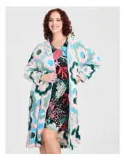 [Taking Shape] Floral Fiesta Zip Dressing Gown in Multi