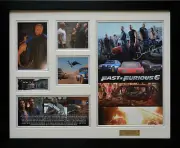 Fast & Furious 6 Limited Edition Signature Framed Memorabilia New (w