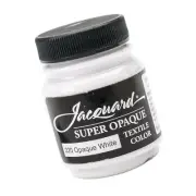Jacquard Products Textile Color Fabric Paint 2.25-Ounce, Super Opaque White