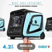 GenTrax Inverter Generator 4.2KW Remote Start Portable Camping RV Home Emergency