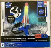 Air powered LED Rocket Launcher-stomp down to take off-NEW in BOX