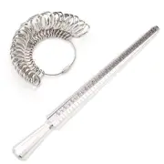 Conjunto de medición de joyería de metal de calibre de mandril de anillo
