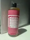Dr. Bronner's HEMPRose Pure- 18 in 1 Castile Liquid Soap - 32 oz - NEW, Non-GMO