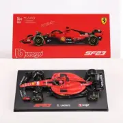2023 F1 Charles Leclerc 16 Ferrari Racing SF-23 Diecast Car Model & Driver 1:43