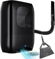 Touchless Vacuum Automatic Dustpan, Hair Cleaning Processor, Canister Vacuum Cleaner Trash Can with Auto Sensors, Bagless, Capacity 5-8L, for Pet Hair, Kitchen, Floor Dust