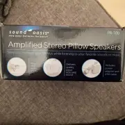 Sound Oasis Amplified Stereo Pillow Speakers PA-100