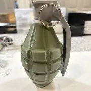 3-D printed hand grenade coin holder