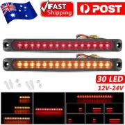 2x Tray Back 30LED Tail Light Stop Flowing Turn Sign Trailer Truck Light Ute RV