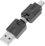 Angoily Mini Connector Adapter with Rotating Female Head Compact Extender for Power Banks Laptops and More Versatile Design for Smartphones and Tablets