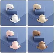 Animal type dog silicone table corner anti-collision corner protector for children corner protector for baby safety, 4 random colors