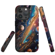 For iPhone 15 Pro Max Tough Protective Cover, Planets Of The Universe