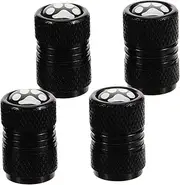 AKOOSY 1Set Durable Tire Valve Caps for Cars Trucks Motorcycles Stylish Splashproof Valve Stem Covers Easy to Install Dust Caps for Vehicle Tires