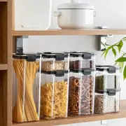 2x Clip Storage Box 1800ML Airtight Food Container Kitchen Cereal Organiser Jar