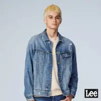 在飛比找momo購物網優惠-【Lee 官方旗艦】男裝 牛仔外套 / 貼布刺繡 不對稱口袋