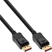 InLine® DisplayPort 1.4 Cable, 0.5 m, Gold-Plated Contacts, 8K @ 60Hz, 4K @ 120Hz, HDR, Black, 15355
