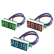 0.36" Digital 4-Digit Voltmeter LED 0-100V Voltage Tester Panel Meter 3-Wire